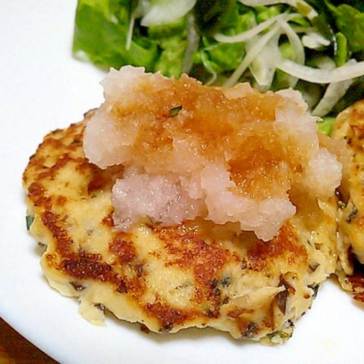おからと豆腐で超ヘルシー!行者にんにく入ハンバーグ